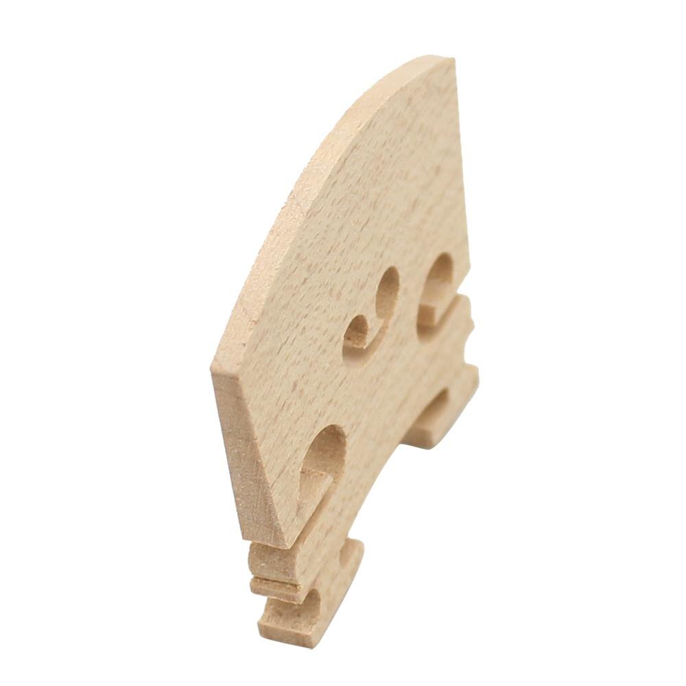 Violin Bridge Maple Wood Material Violin Code for 4/4 3/4 1/2 1/4 1/8 Size Violin Instrument Accessory: 1-2