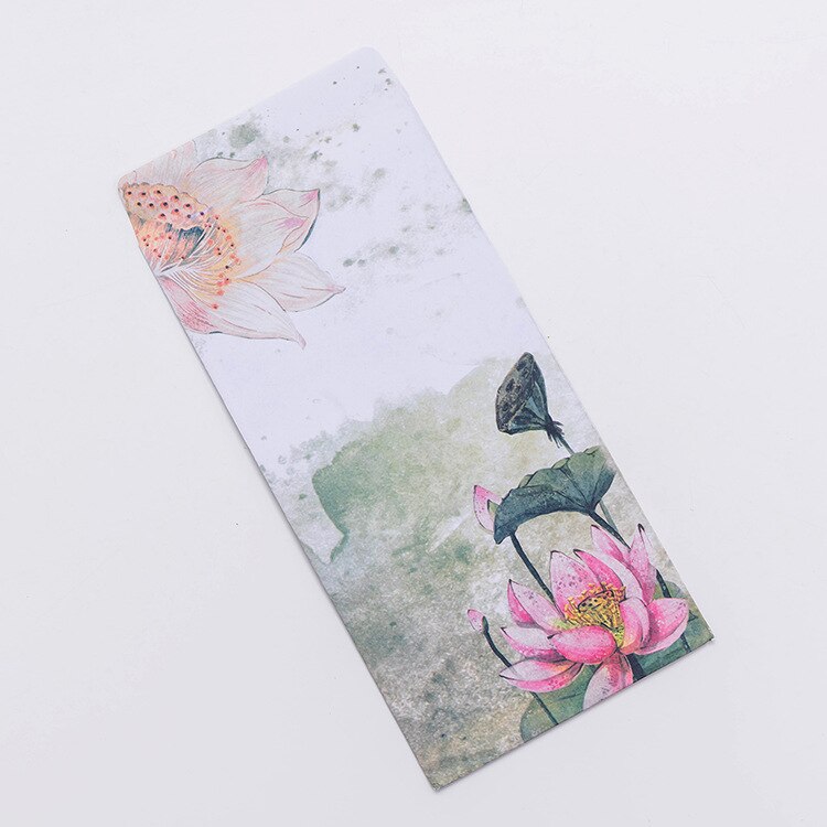 Sobre de papel Estilo Vintage chino para niños, sobres Kawaii de papel Kraft con letras, material de papelería coreana, suministros escolares, 5 uds.: 6
