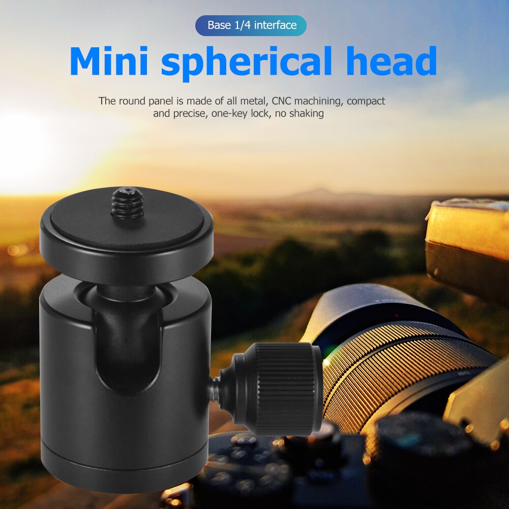 SLR Camera Tripod Mount Ball Head Photo Video Shooting Stabilizer Bracket Adapter Spherical Holder Replacement Accessory