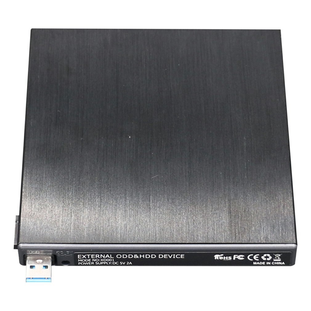 USB 3.0 Aluminum Extruded External Hard Drive DVD Burner For Laptop USB CD/DVD-RW Writer Burner External Hard Drive