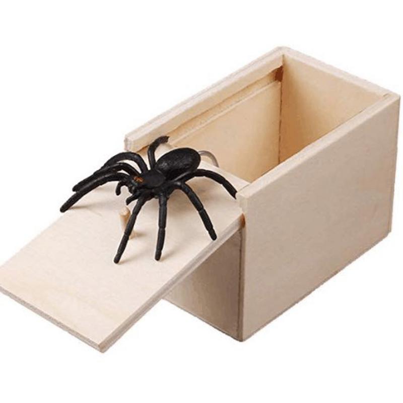 Scary Black Spider Tricky Wood Plastic Toy Safe And Healthy Plaything For Prank P4R