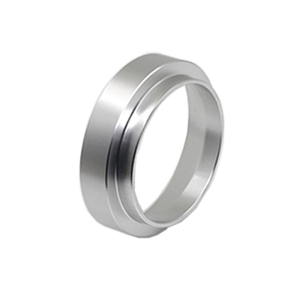 51/54/58mm Coffee Dosing Funnel Aluminum Universal Coffee Dosing Ring Coffee Maker Replacement Accessory Gold Silver Black: Silver / 54MM