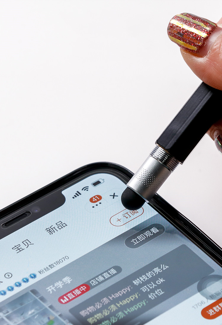 1/3/6/9Pcs Capacitieve Touchscreen Stylus Pen Voor Iphone Ipad Huawei Smart Telefoon Tablet Pc mobiele Telefoon Accessoires Willekeurige Kleur
