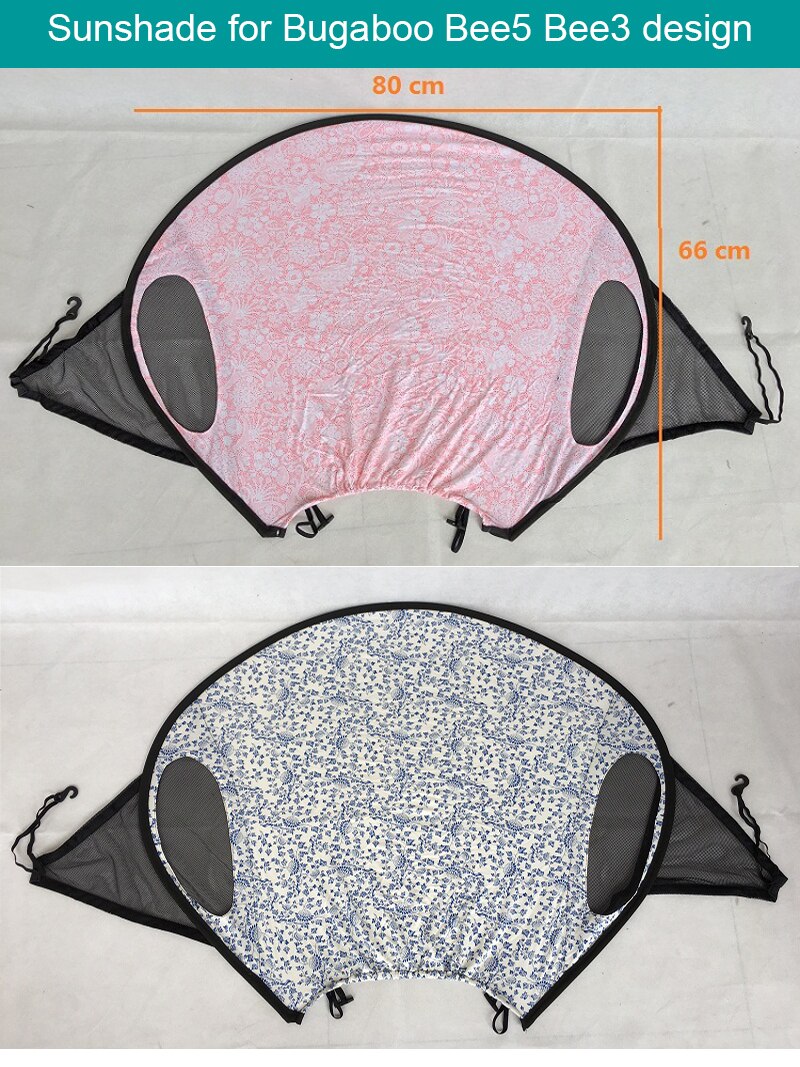 Op maat gemaakte kinderwagen accessoires zonnescherm zonneklep kap uv-hoes zonnescherm uitschuifbaar voor bugaboo bee 5 bee 3