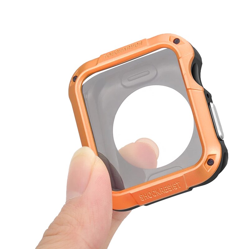 Spigen Bumper Case For Apple Watch 6 SE Case 44mm 40mm 42mm 38mm 6 5 4 3 2 Anti-fall Frame Shell Case Rugged Armor SGP Protector