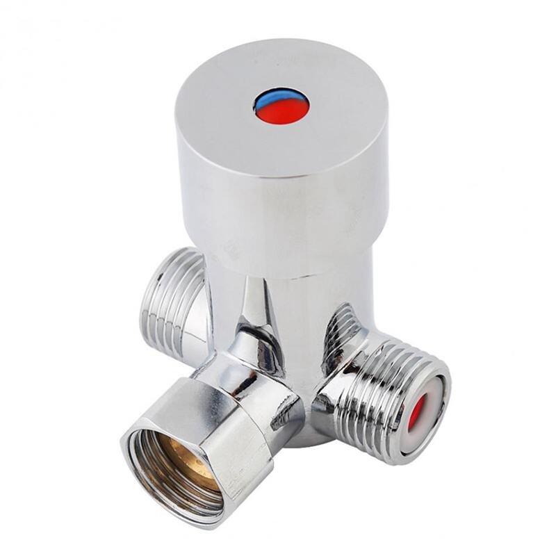 G1/2 Cold Water Mixing Valve Thermostatic Mixer Temperature Control for Automatic Faucet