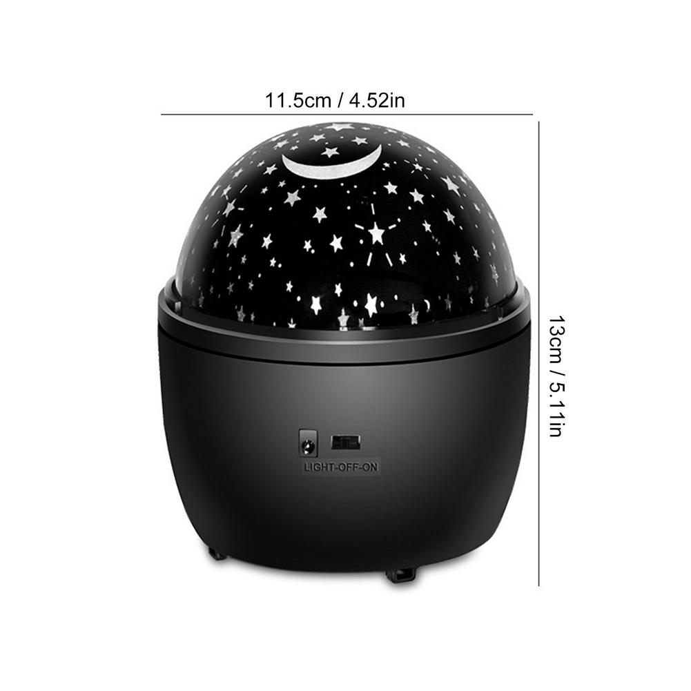 LED Projektor Nacht Licht Sternen Himmel Rotierenden Projektion Licht verträumt Rotierenden sternenklar Himmel Instrument Projektion Nachtlicht