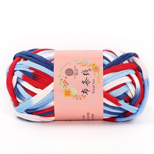 Hilo grueso de algodón suave para ganchillo, hilo grueso para tejer a mano, bolsa, cesta, alfombra, manta, 100G por bola: 13