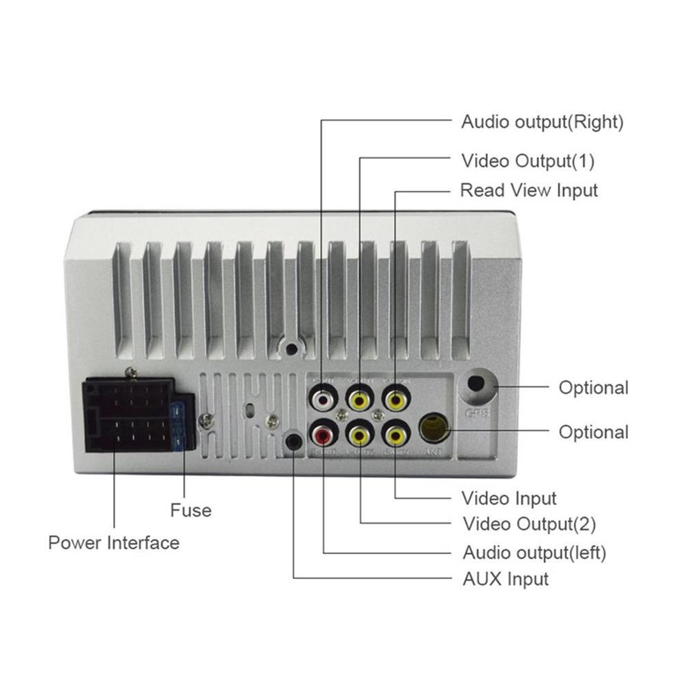 7 Inch Double 7018B 2 DIN Car FM Stereo Radio MP5 Player TouchScreen Multimedia player MP5 Player USB FM