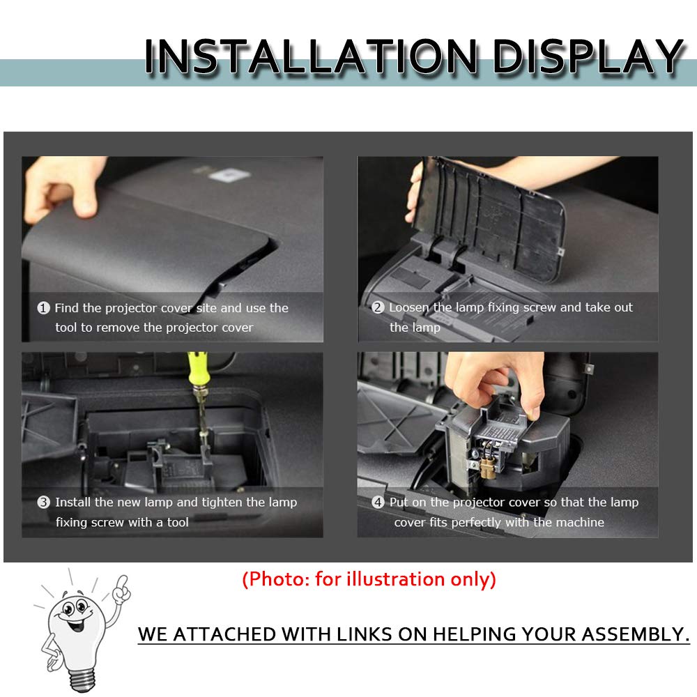 Lmp -p201 erstatningsprojektorlampe til sony vpl -px21 vpl -px31 vpl -px32 vpl -vw11 vpl -vw11ht vpl -vw12ht projektorer