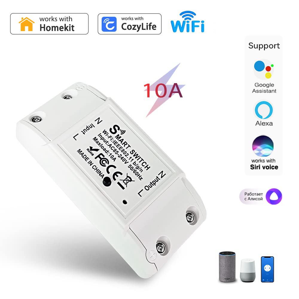 Moduł przekaźnika inteligentnego przełącznika WiFi Smart Home dla Tuya Homekit Ewelink Trzy style Sześć opcji APP Voice Praca z Alexa Google