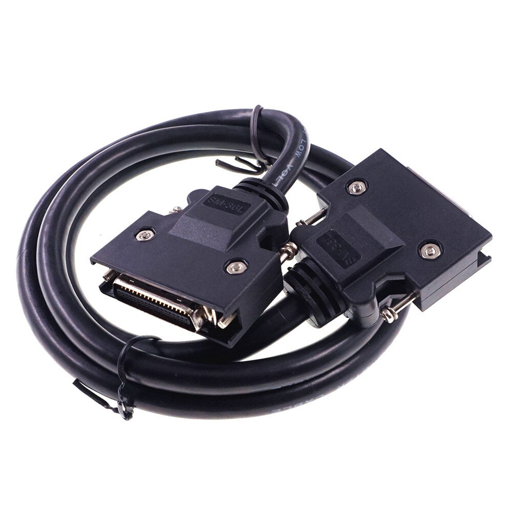 1 pc scsi-liitinkaapeli mdr 14 20 26 36 50 asemaa urospistoke urosliittimeen sovitinkaapeli 1 metrin jatko juotettu kokoonpano