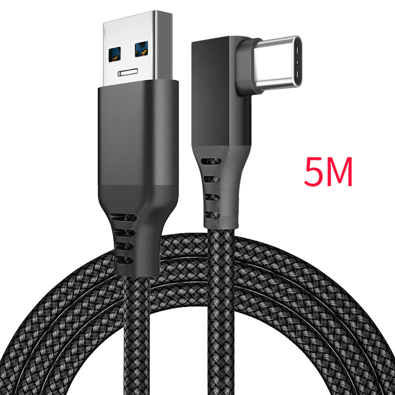 Voor Oculus Quest 2 Link Kabel 5M Usb 3.0 Quick Charge Kabels Voor Quest2 Vr Data Transfer Fast Kosten vr Headset Accessoires: 5m A TO C