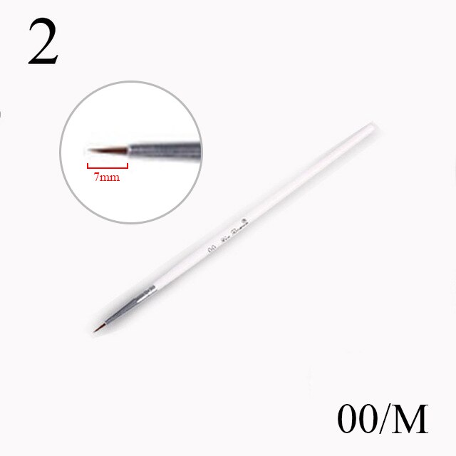 Artiste papeterie Fine peint à la main crochet ligne stylo pointe ronde aquarelle dessin peinture pinceau stylo Art fournitures: M