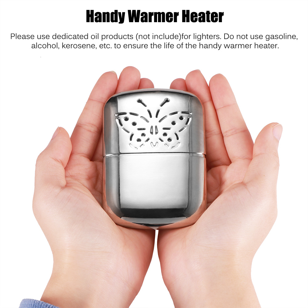 Portable Pocket heater Standard Fuel Hand Warmer Indoor Outdoor Handy Warmer Heater Long-Life Winter Warmer