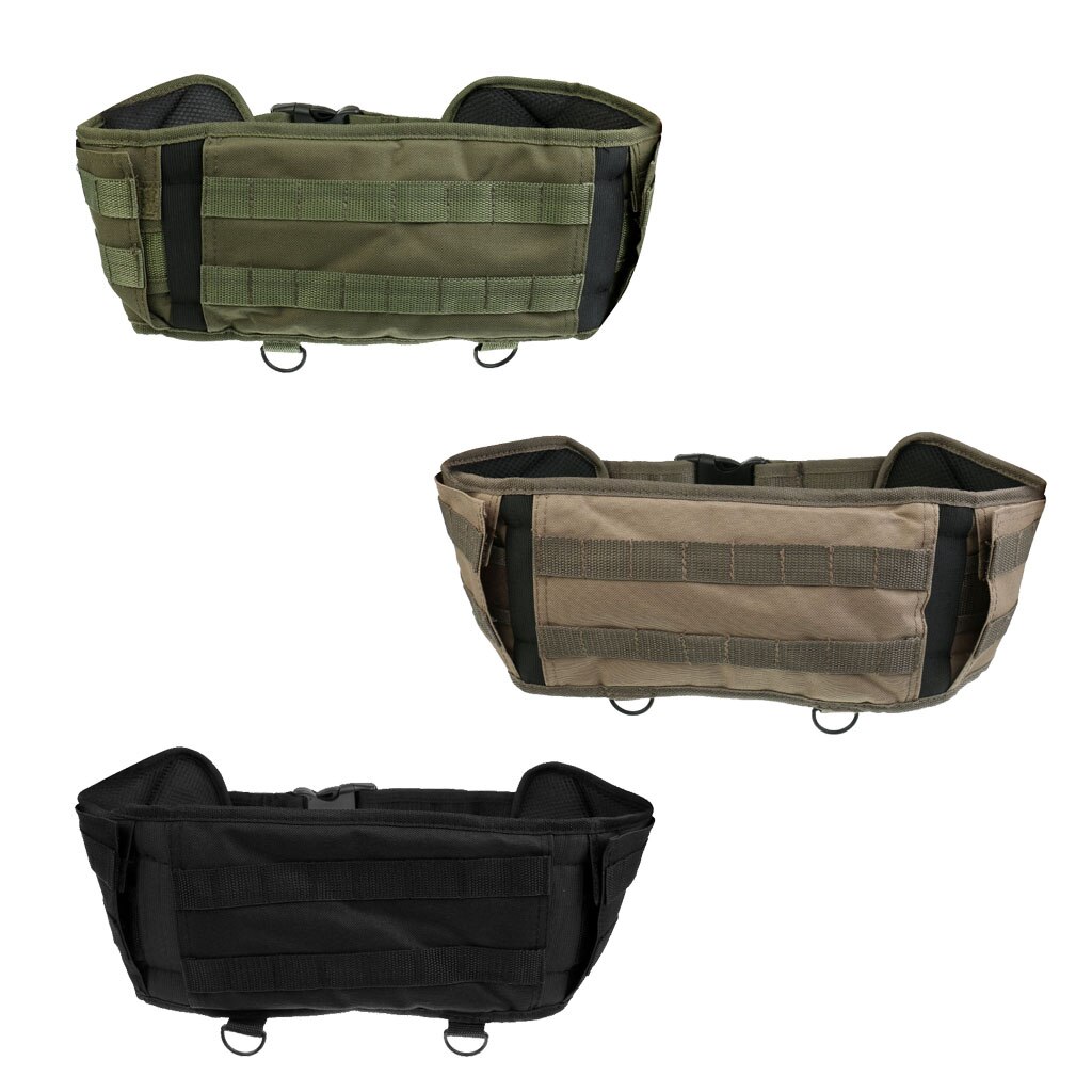 Riñonera deportiva resistente con relleno para exteriores, cinturón de carga para caza con 3 colores a elegir