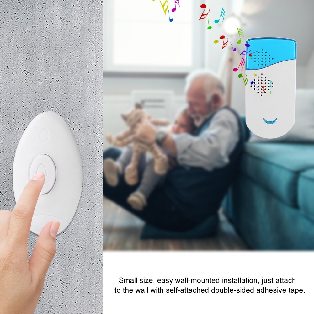 Wired Chime Doorbell Alarm Home Office School Welcome Door Bell Home Security Access Control System Battery Powered Doorbells