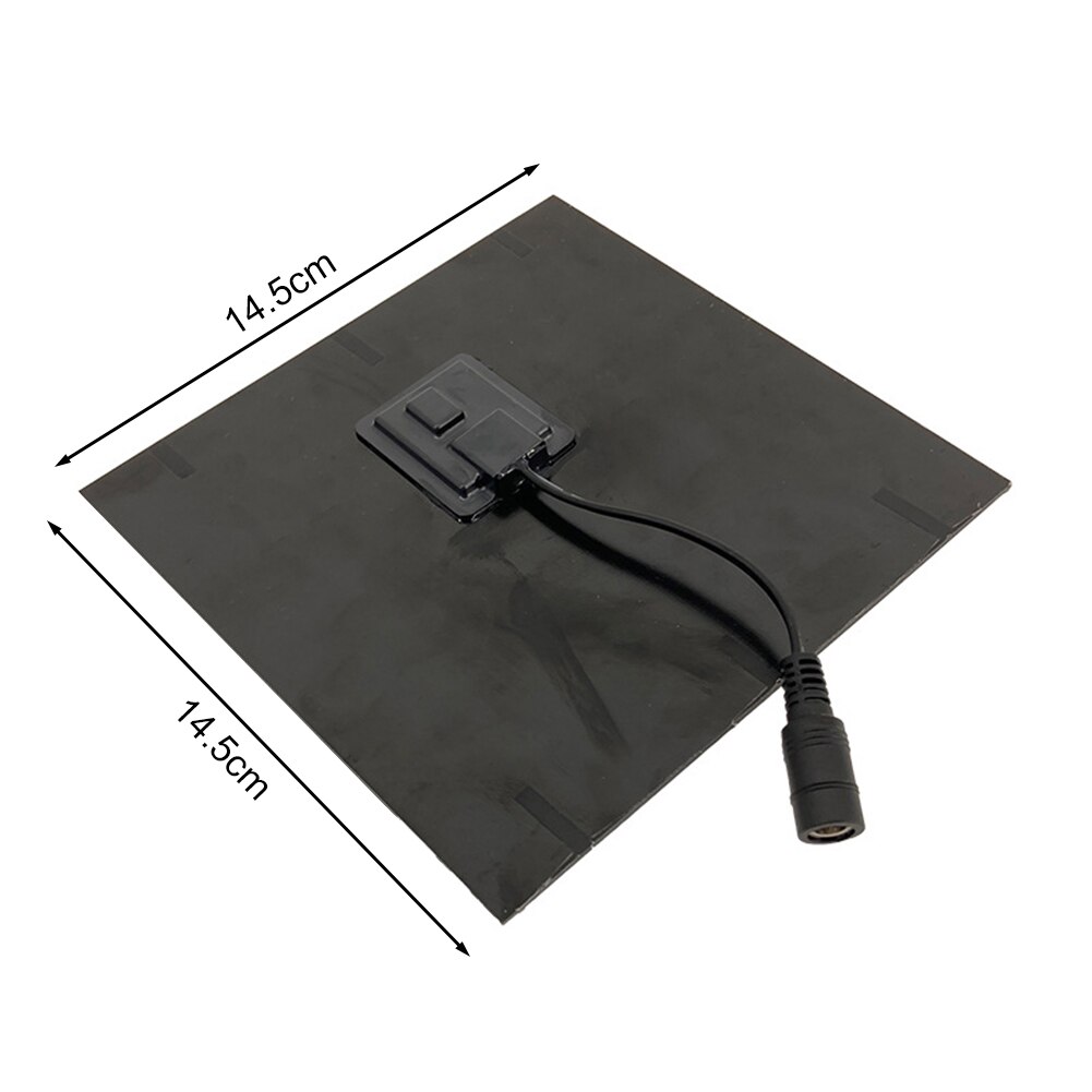 Portable 5W 6V Outdoor Exhaust Fan Air Extractor Mini Solar Panel Powered Ventilator Fan for Dog Chicken Pet House Greenhouse