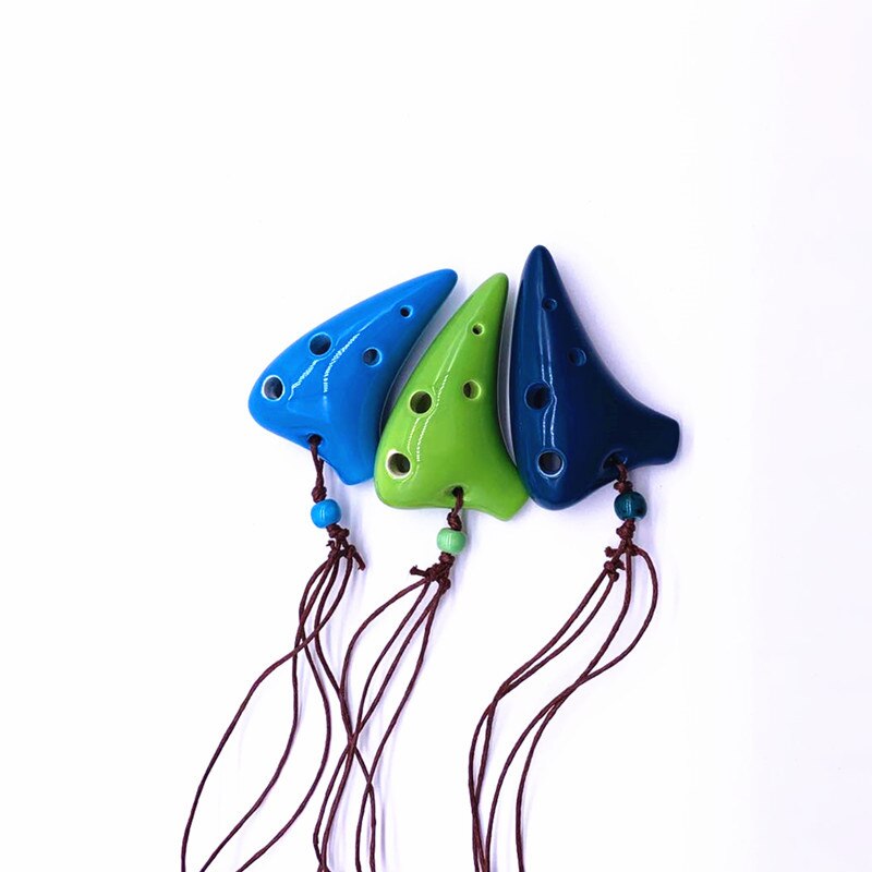 Ocarina – Mini Instrument de musique en céramique, 6 trous, pour amoureux de la musique