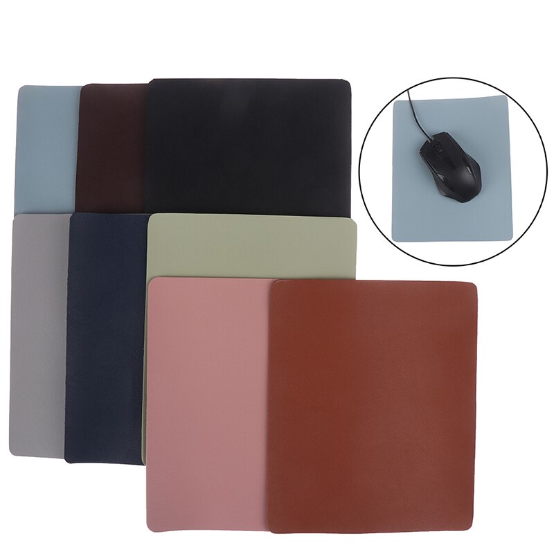 Anti-slip Mouse Pad Leather Gaming Mice Mat Desk Cushion Universal Comfortable For Home Office Laptop PC