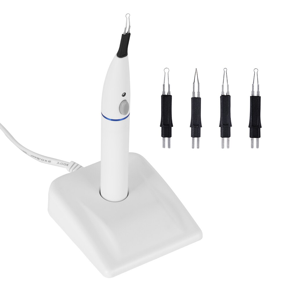 AZDENT Zahn Guttapercha Drahtlose Zahn Gummi Cutter A-Klinge Ⅱ mit 4 Tipps Zahnmedizin Werkzeuge