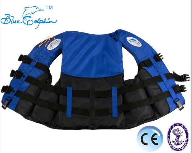 Erwachsene freundlicher Schwimmweste Driften Schnorcheln Schwimm Kleidung Schwimmen Drachen Stiefel Angeln Leben Jacke Flut Prävention und Flut: Blau