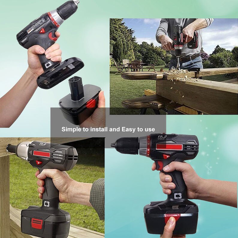 3600MAH 19.2 Volt Ni-MH Replacement Battery Compatible Craftsman C3 DieHard 130279005 115.15.1148 5 132 3903 11375 Cordless Tool