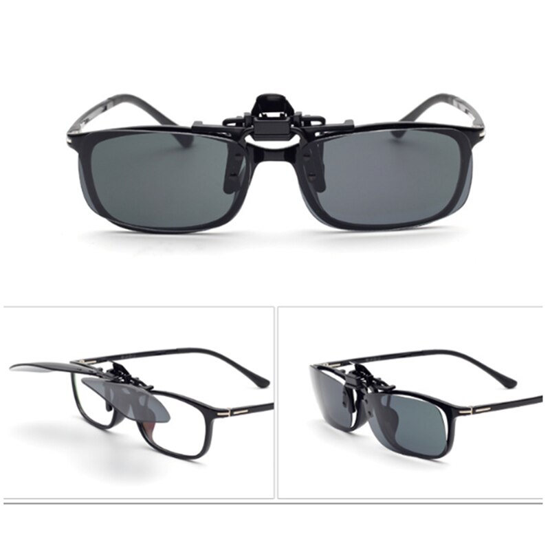 Gepolariseerde Rijden Fietsen Vissen Bril Nachtzicht Dag Tijd Clip-On Lens Zonnebril Bril