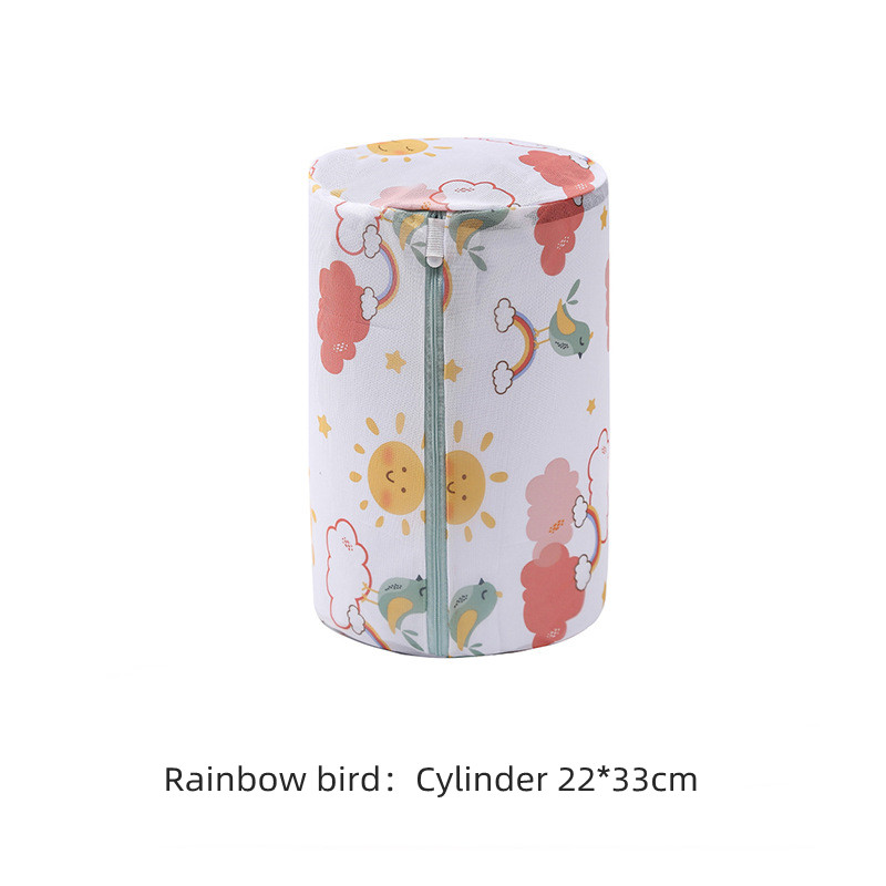 Cartoon Wasgoed Waszak Ondergoed Beha Wassen Zakken Reizen Draagbare Organizador Opvouwbare Waszak Gaas Afdrukken Wassen Kits: Bordeaux