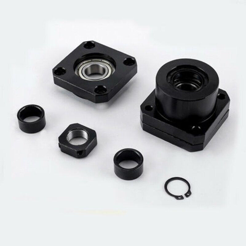Soporte para husillo de bolas FK12 FF12, 1605, lado fijo FF12, lado flotante para piezas CNC, accesorios para máquinas y herramientas,