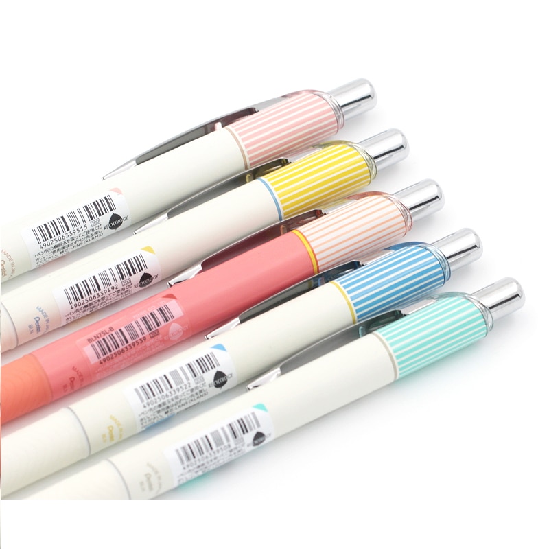 Pentel Energel Gel ink Needle Tip Pens 0.5 mm Bln75 Retractable Fine Line Liquid Quick Drying Smooth Writing Black Ink School
