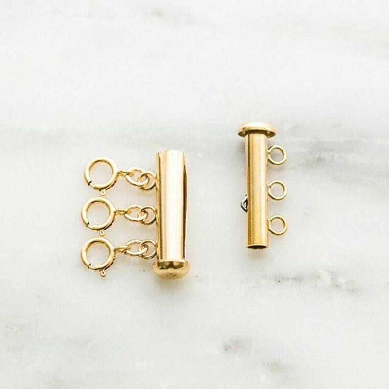 5Pcs Strand Ketting Ontklitter Ontwarren Gelaagde Ketting Sluiting Spacer Voor Vrouwen Girl Sieraden Accessoriesnd