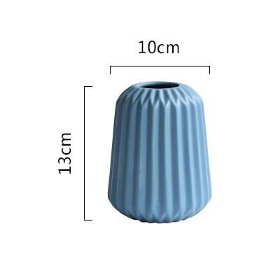 1pc vases origami en céramique pour fleurs, décoration d'intérieur, vase de table, pièce maîtresse en porcelaine, récipient pour plantation d'eau: H