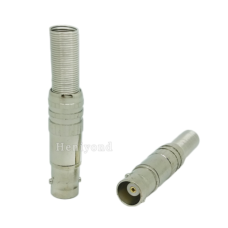 10 stks/partij Bnc Video Plug Coupler Connector te schroef voor RG59 video mannelijke bnc adapter voor cctv