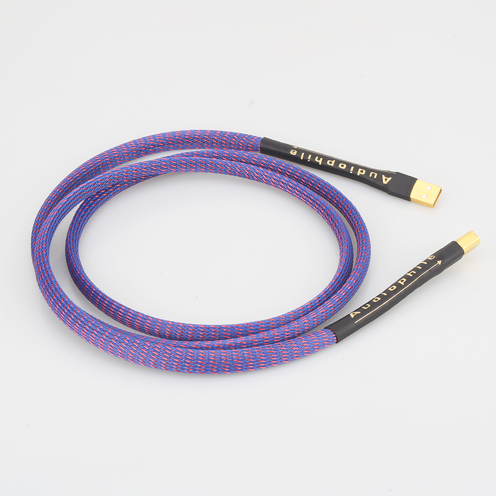 A53+DW27 Hi-End Copper USB audio cable data USB cable DAC USB hifi cable A-B usb cable