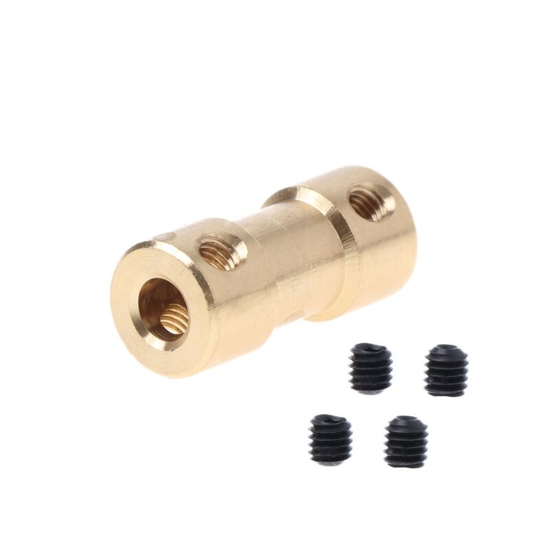 2-5mm Motor Copper Shaft Coupling Coupler Connector Sleeve Adapter US