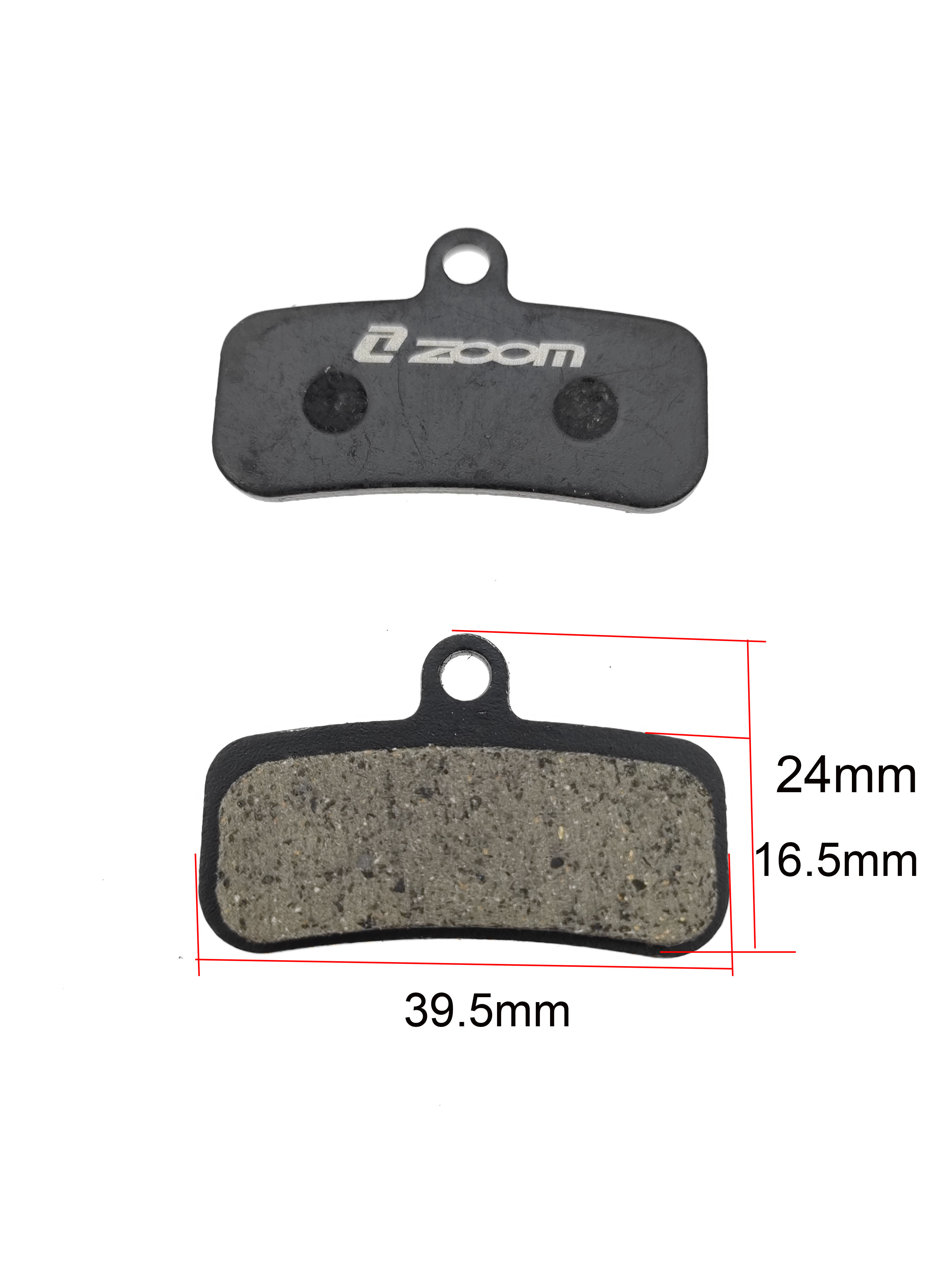 ZOOM – plaquettes de frein de vélo à 4 pistons, semi-métalliques, pour SHIMANO D02S XT M9020 M8020 Saint M640 M800 M810 M820 M520 M420 876