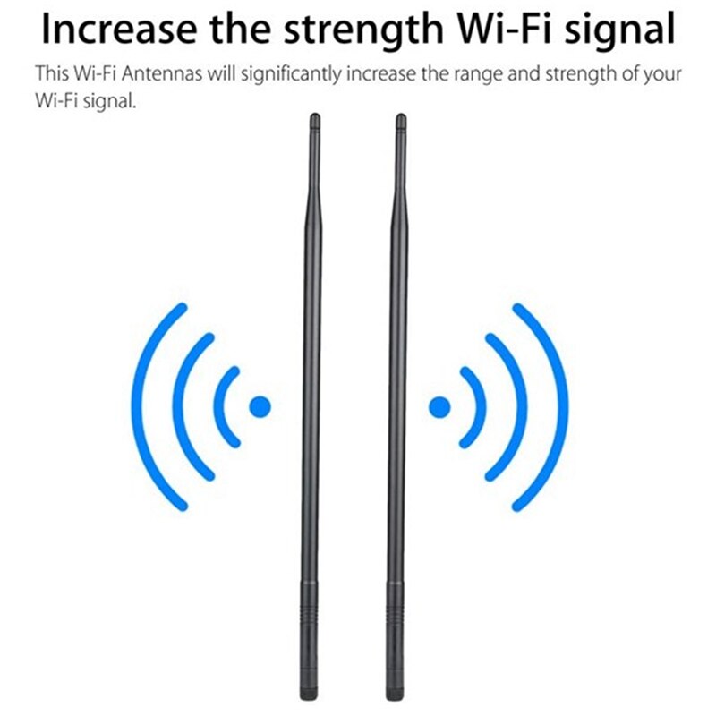 9Dbi Wifi Antenne 2.4Ghz 5.8Ghz Dual Band Sma Antenne 4G Omni-Directionele Draadloze Antenne Voor Draadloze netwerk Router