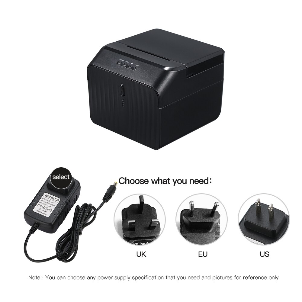 58mm Qr code sticker printer barcode printer Thermal adhesive label printer clothing label printer