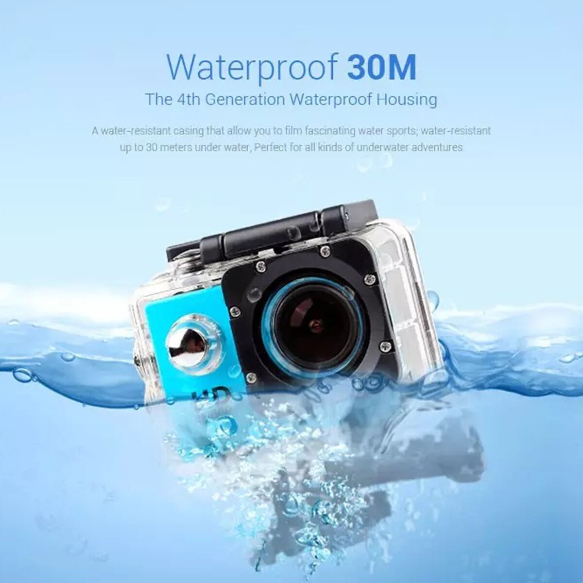 Outdoor Sport Action Mini Camera Waterproof Cam Screen Color Water Resistant Video Surveillance Underwater Camera