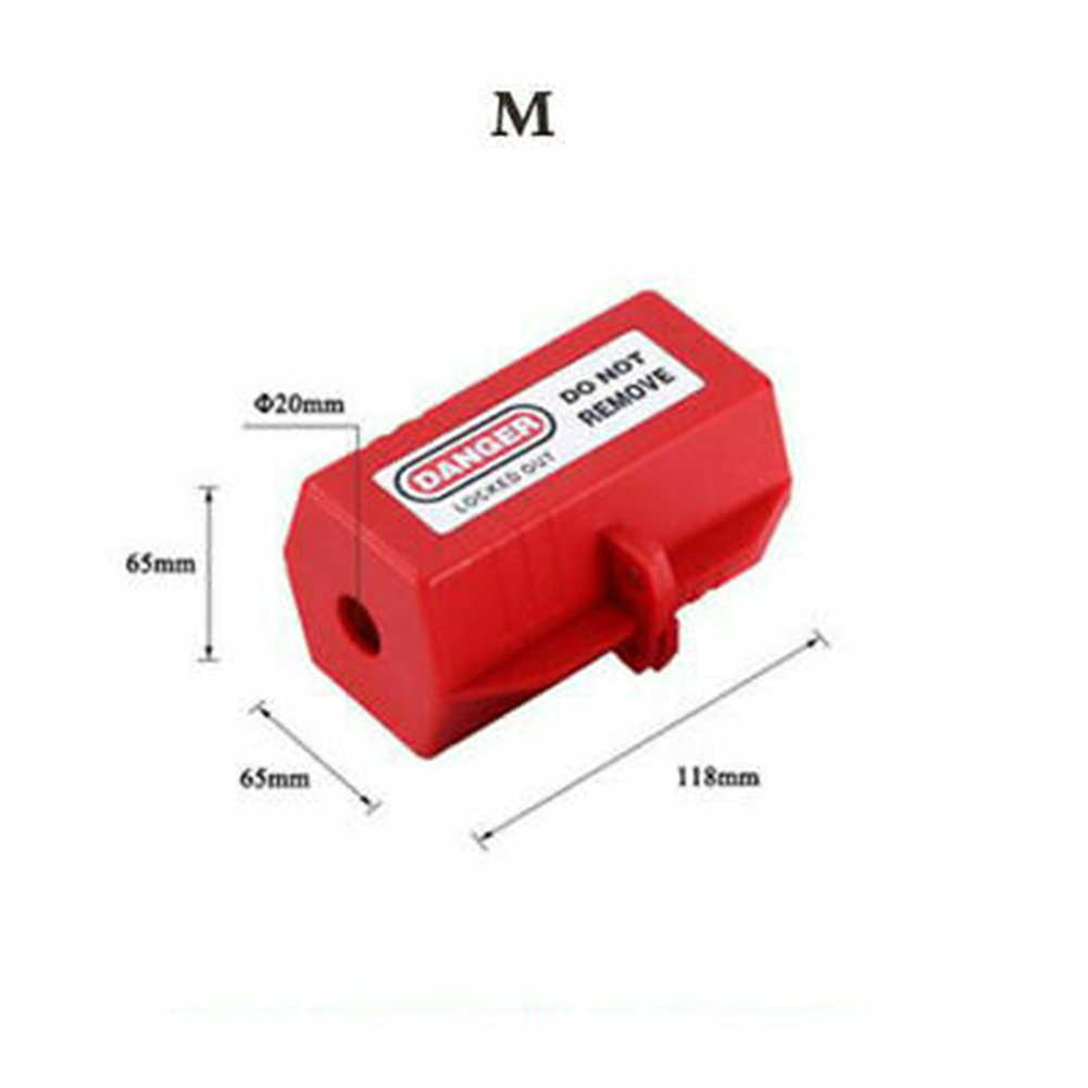 Caja de bloqueo de enchufe eléctrico, herramientas de seguridad, enchufe doméstico, cerradura de enchufe Industrial, caja de bloqueo de dispositivo, 1 ud.