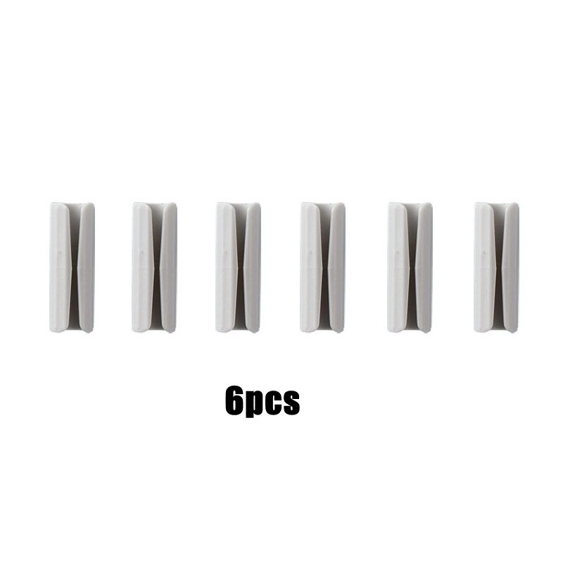 6/12 Stuks Laken Clips Plastic Antislip Klem Quilt Bed Cover Grijpers Fasteners Matras Houder Voor Lakens thuis: Grey 6pcs