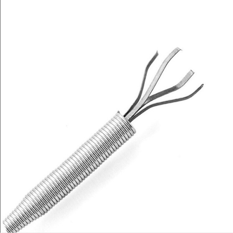 60cm Sewer Dredger Spring Pipe Dredging Tool Dredge Unblocker Drain Clog Tool for Kitchen Bathroom Sink Sewer Cleaning Hook
