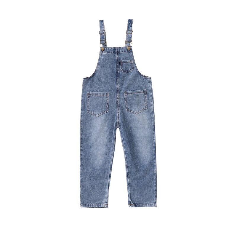 Meisjes Overalls Jeans Casual Solid Denim Broek Mode Baby Kids Broek voor Meisjes Kleding 6 8 10 12 Jaar Vestidos: 14
