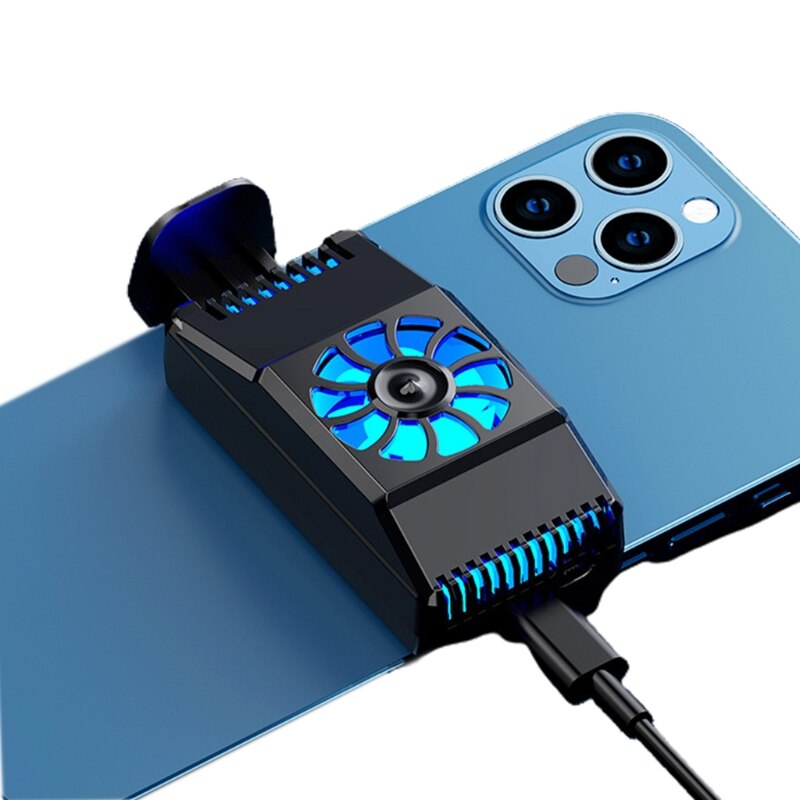 Cooler Portable Adjustable Game Phone Fan Cooler for Smart Phone Dissipate Heat G6DD