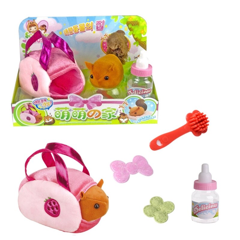 066B Funny Electronic Interactive Toy Play Set for Girls Aged 6 7 8 9 House Toys: Squirrel House