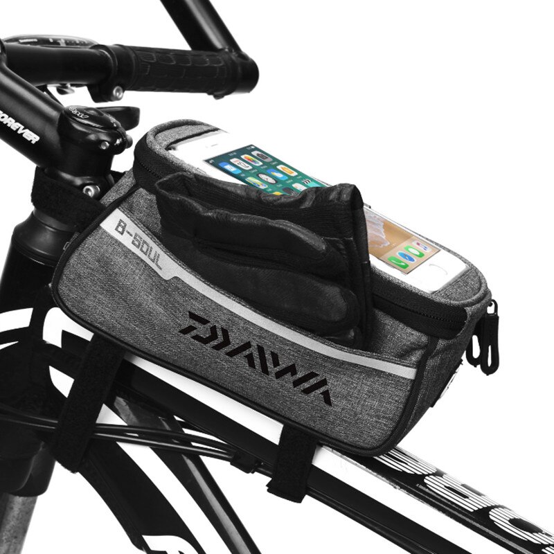 Mountainbike Zak Regendicht Waterdichte Mtb Voor Mobiele Telefoon Case Fiets Top Tube Bag Fietsen Accessoires