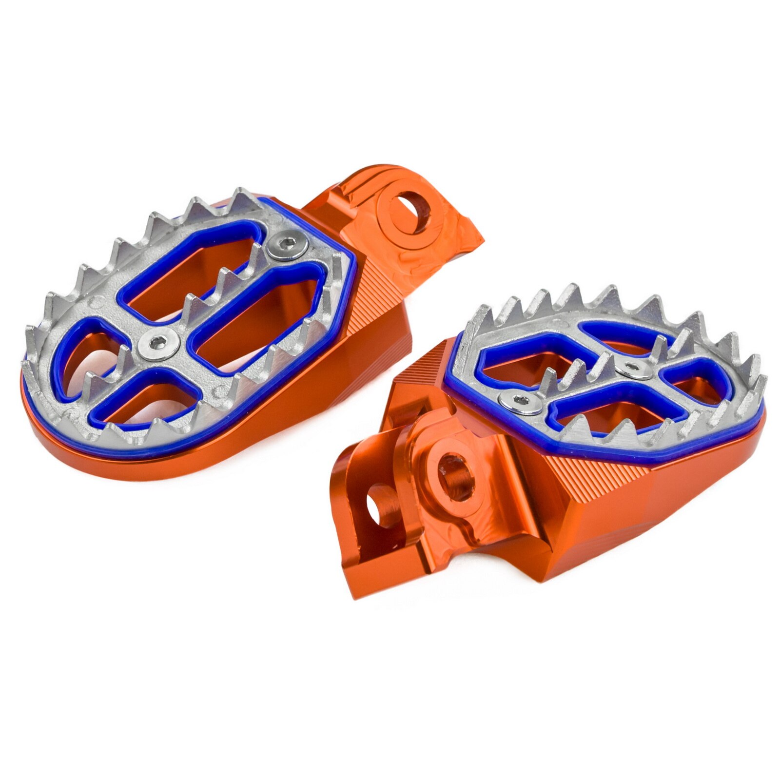 AnXin Motorrad Fußrasten - CNC Fußrasten Für BETA RR 50 Dirt Bike, Rot