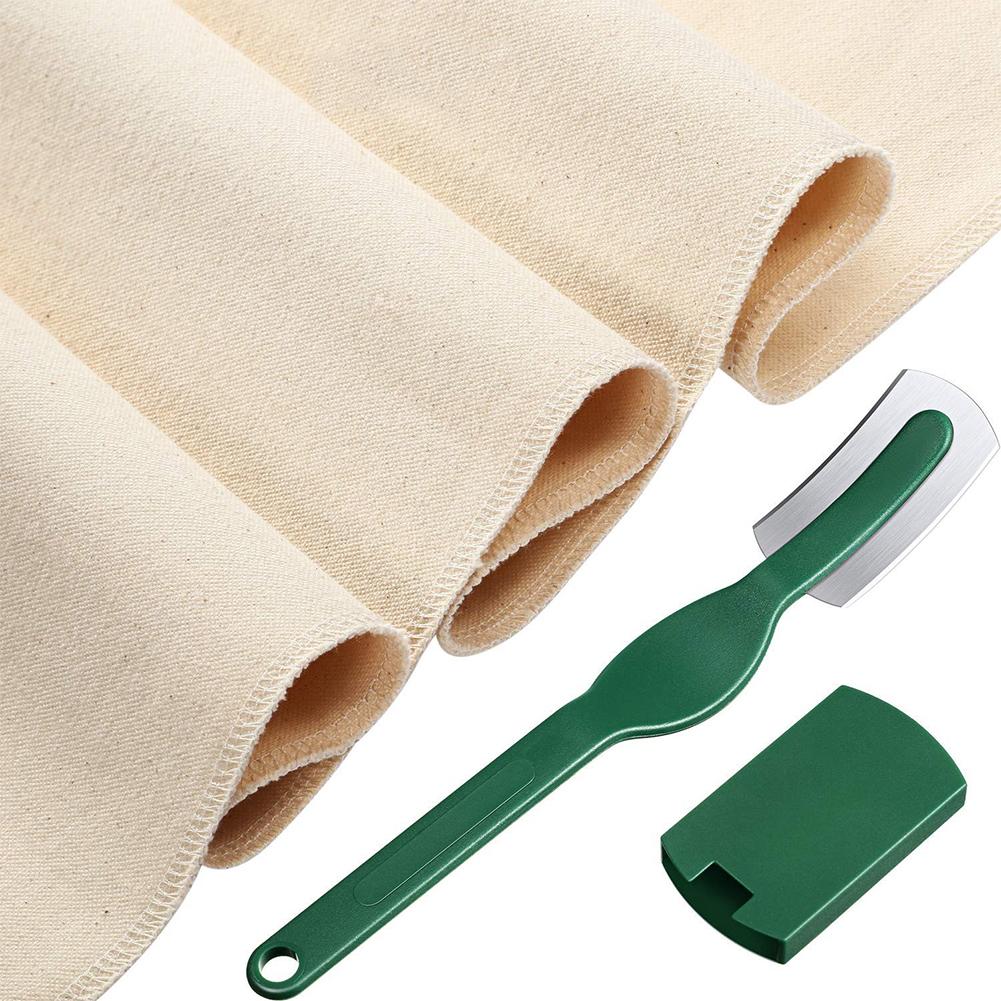 French Baguette Baking Tools Kit Thicken Durable With Proofing Linen Cloth Fermented Couche Baking Supplies: 03
