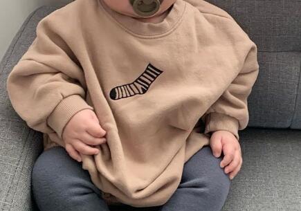Bebê bonito do Inverno engrosse longo-sleeved bodysuits do bebê para meninos e meninas 2019 crianças algodão macacões casual: Cáqui / 12 m